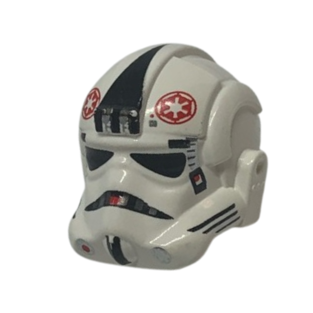 Headgear Helmet SW Stormtrooper Type 2, AT-AT Driver Red Imperial Logo Pattern - 87556pb01
