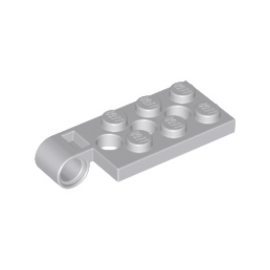 Hinge Plate 2 x 4 with Pin Hole and 3 Holes - Top - 98286