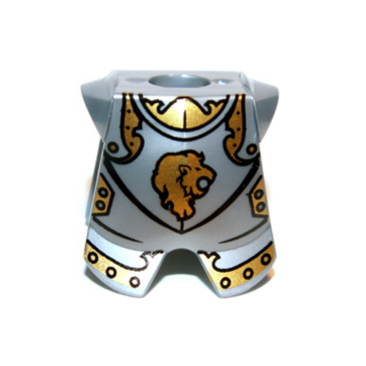 Armor Breastplate with Leg Protection with Kingdoms Lion Head Pattern - 2587pb23