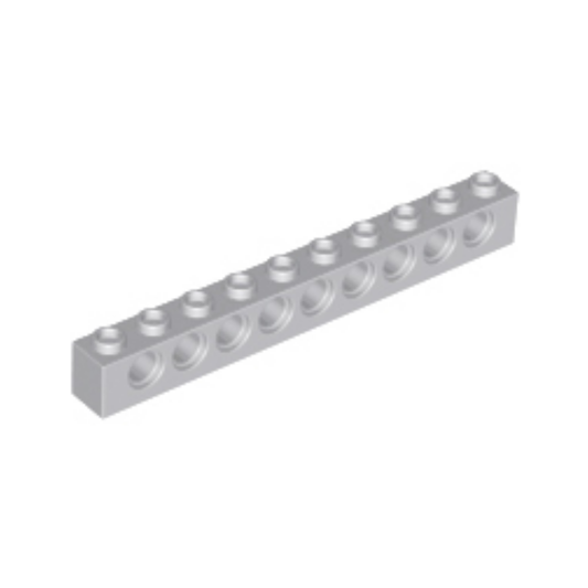 Technic, Brick 1 x 10 with Holes - 2730