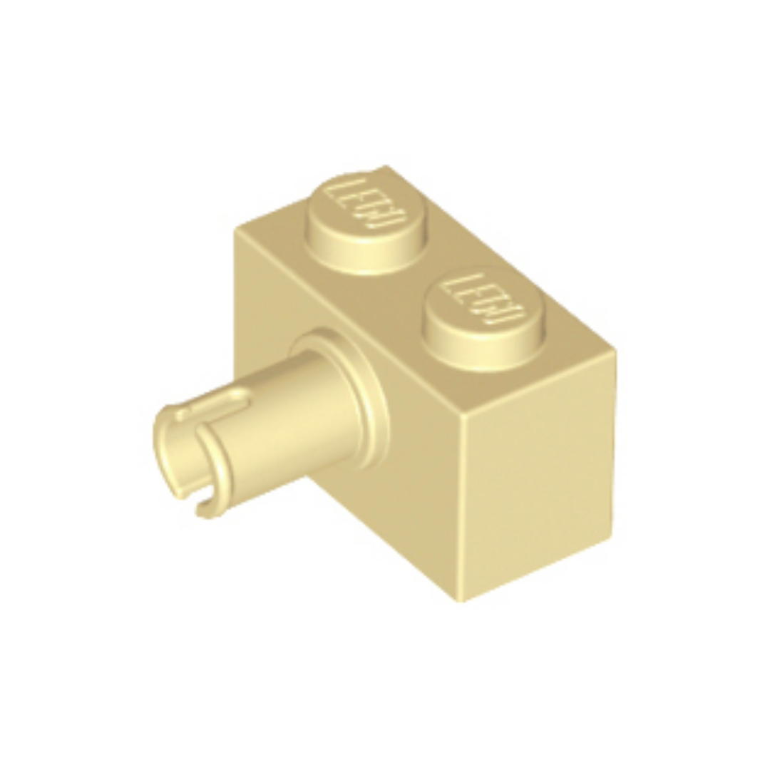 Brick, Modified 1 x 2 with Pin - 2458