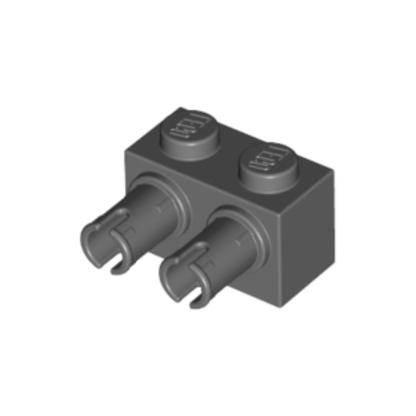 Brick, Modified 1 x 2 with Pins - 30526