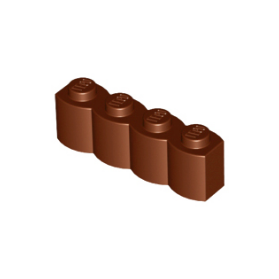 Brick, Modified 1 x 4 with Log Profile - 30137