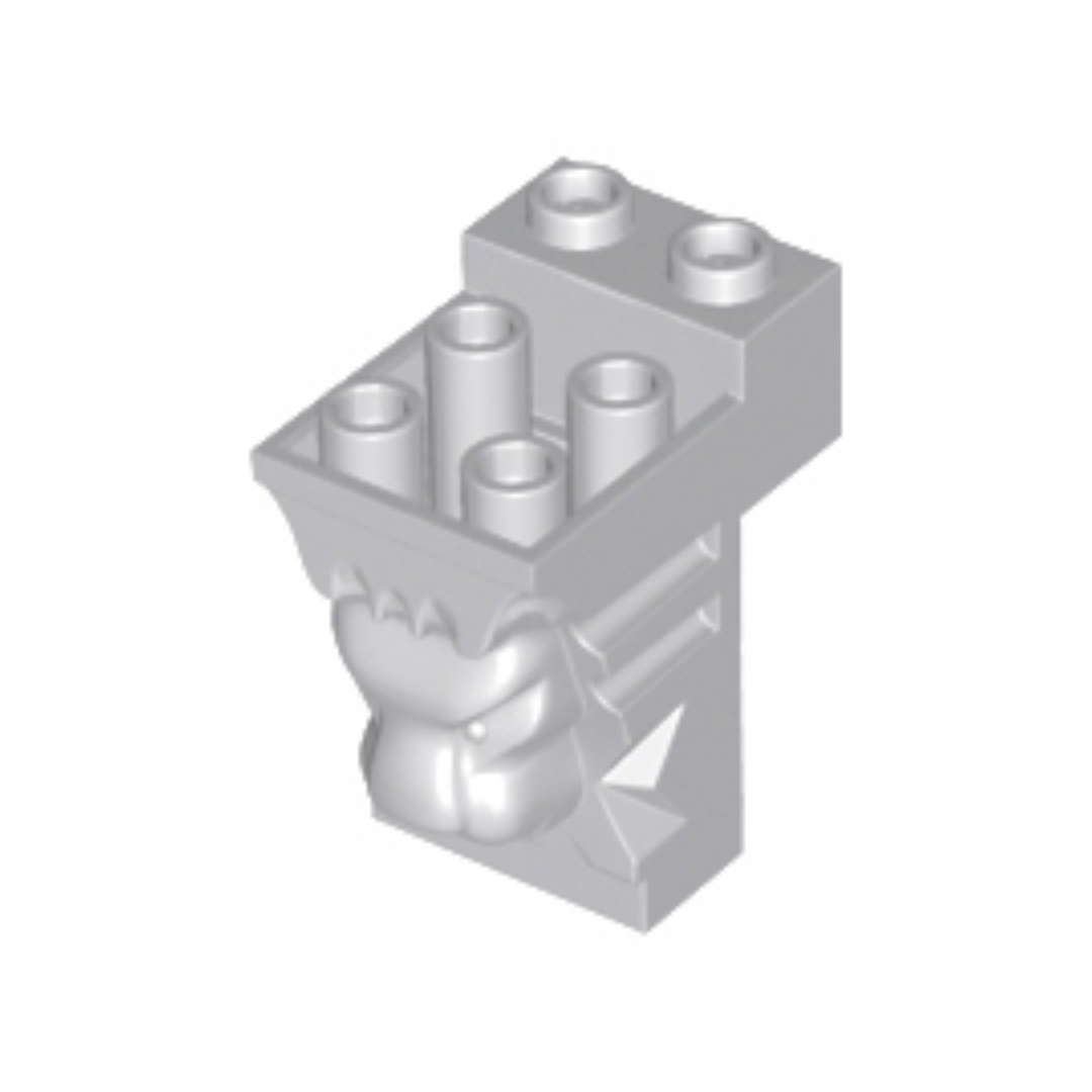 Brick, Modified 2 x 3 x 3 with Cutout and Lion Head - 6 Hollow Studs - 30274