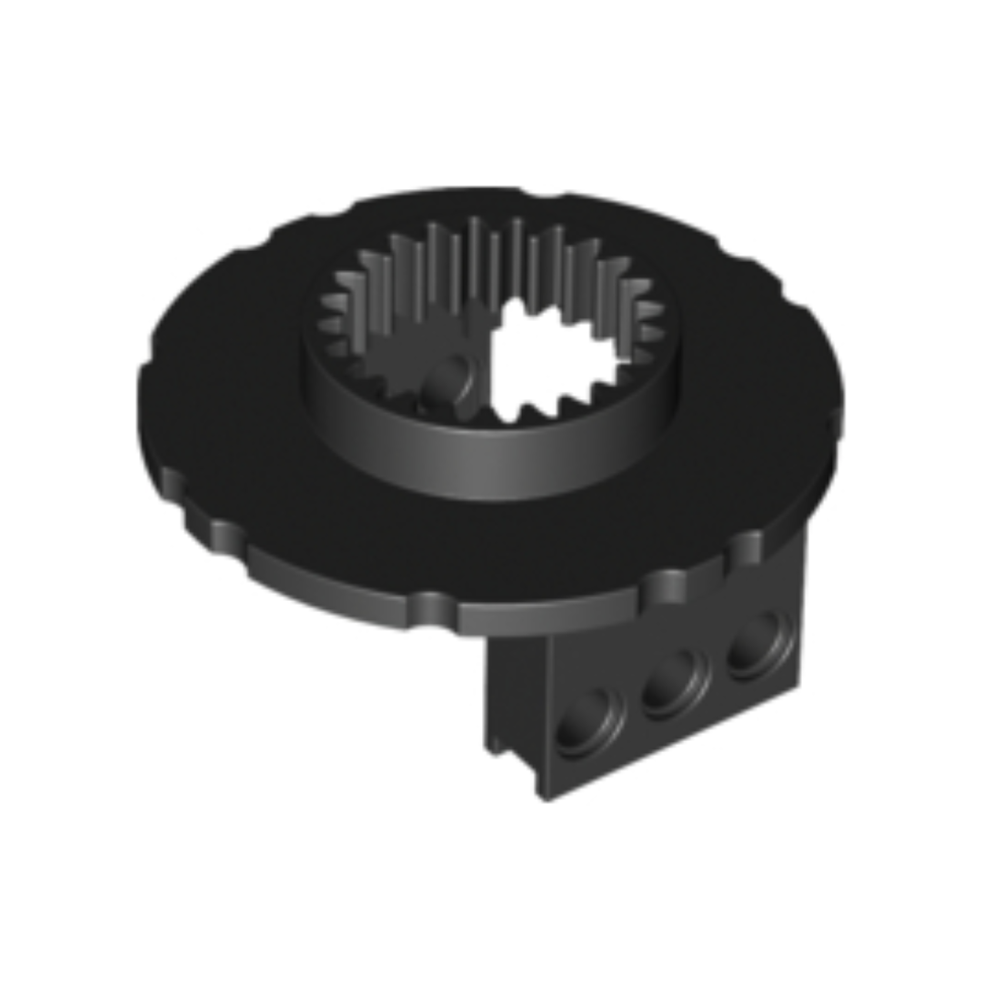 Black Technic Turntable 56 Tooth Extended Arms, Base - 2826