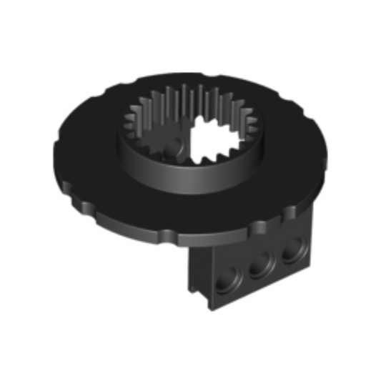Black Technic Turntable 56 Tooth Extended Arms, Base - 2826